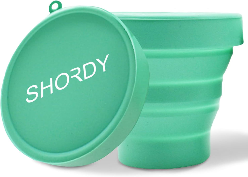 SHORDY Menstrual Cups Sterilizer Case – Collapsible Silicone Microwave Steamer & Cleaner to Boil, Sterilize & Store Menstrual Cup, Period Cups & Discs – Compact, Reusable & Travel-Friendly