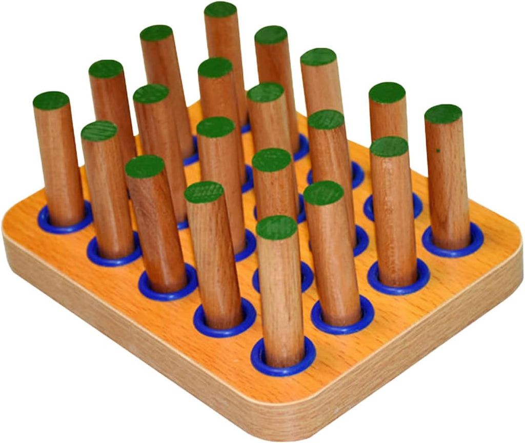 Hand therapys Peg Board – Finger Exercise Pegboard, Wooden Coordination Training Tool | Hand Movement Grip Strength Rehab Board, Fine Motor Skill Practice for Recovery, therapys, Dexterity