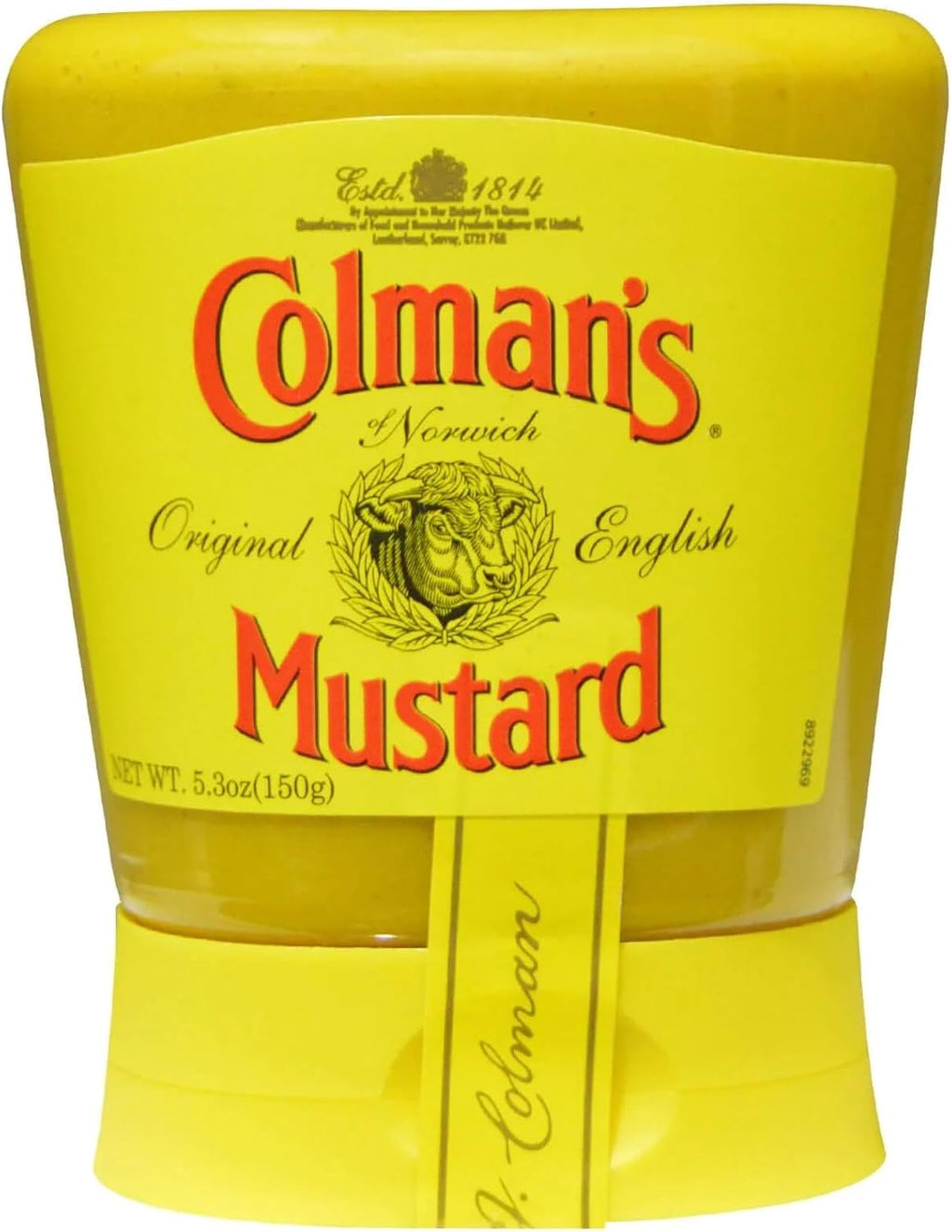 Colman's Original English Squeezy Mustard Imported From The UK England The Best Of British Mustard