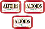 Altoids Curiously Strong Breath Mints, Peppermint, 1.76-Ounce Tins, 3-Pack