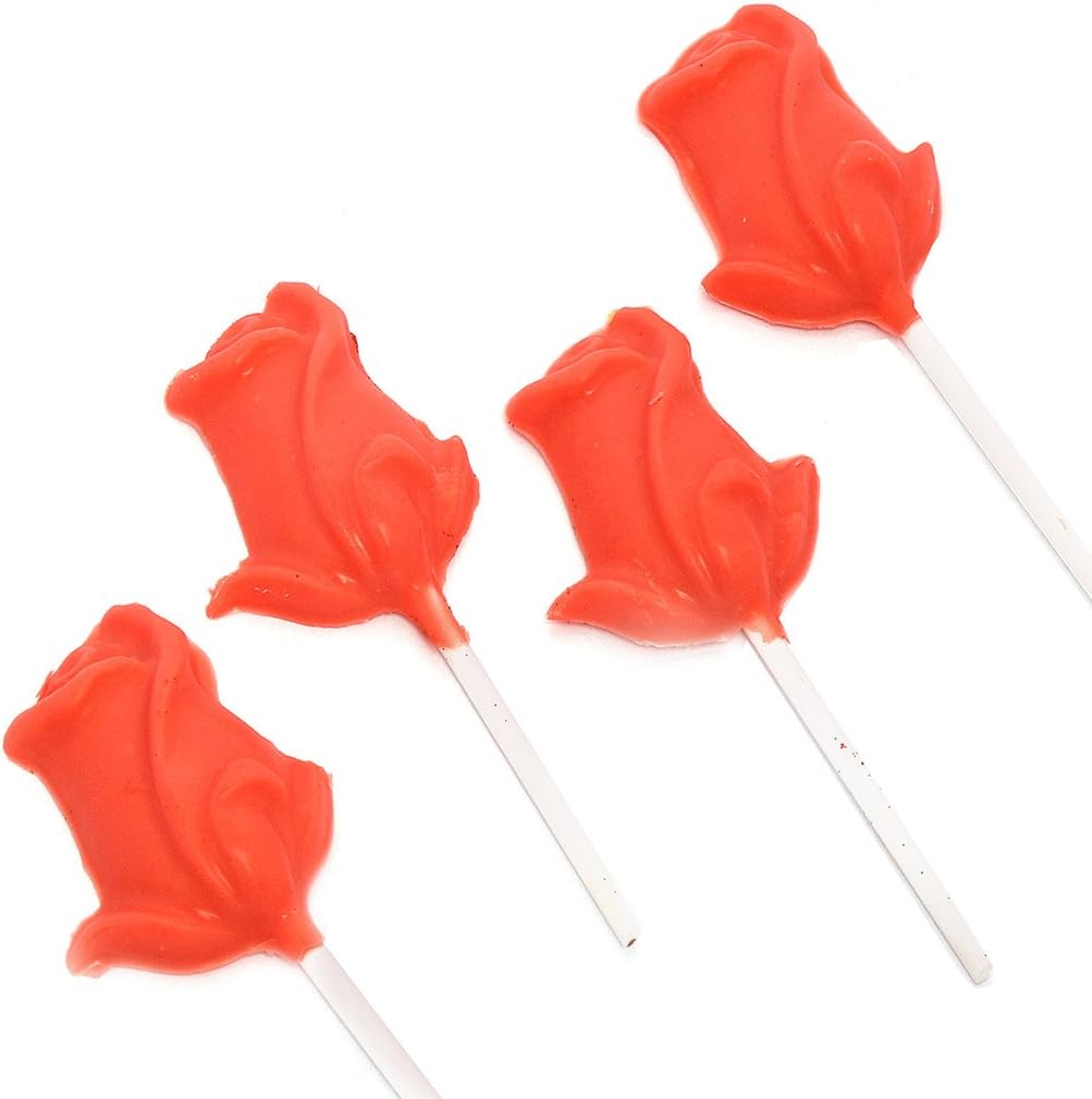 Ghasitaram Gifts Mother's Day Gifts - Chocolate - Set of 5 Rose Lollies