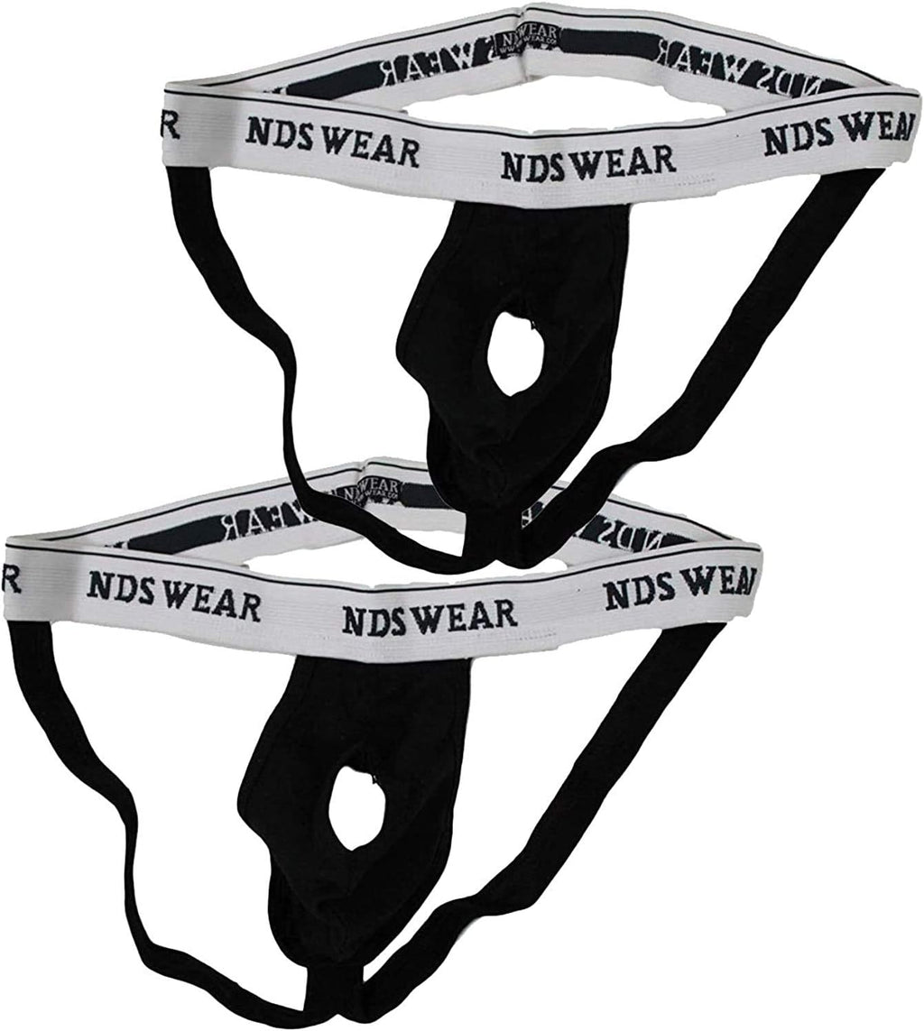 Open Suspensory Stretch Cotton Jock Strap Underwear