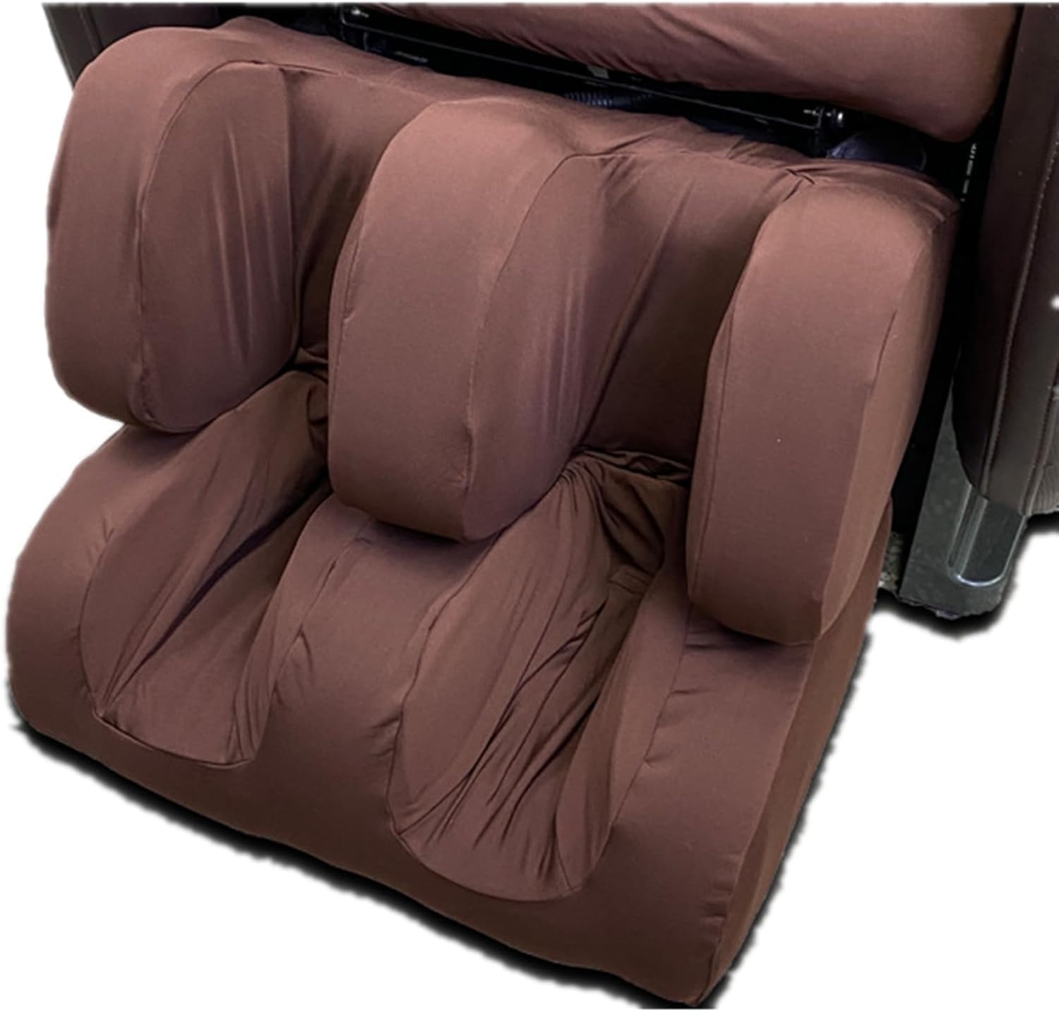 Full Body Massage Chair Cover-Shiatsu Slipcover Recliner Chair Cover,Universal Washable Stretch Fabric Armchair Slipcovers,Dust Protection Sofa Covers,Brown,Foot