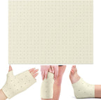 Threlaco Splinting Thermoplastic Material Sheet 1/8" x 18" x 24" 1% Perforated Single Sheet Splinting Material Large for Elbow Wrist Finger Foot Brace Novice and Experienced Splinters, Beige