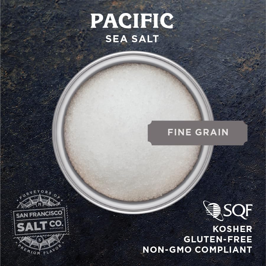 Gourmet Sea Salt - 2 lbs. Fine Grain by San Francisco Salt Company