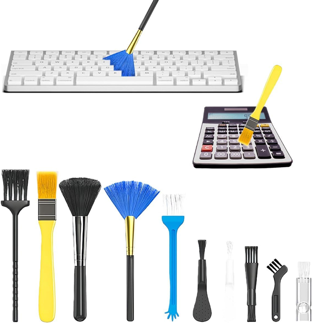 10PCS Keyboard Cleaner, Keyboard Cleaning Tools - Handheld Remover Duster for Tablet Home Console Travel Desktop Work Mousepad, Colorful