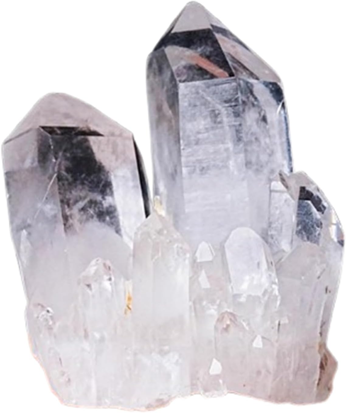 White Crystal Quartz Cluster,Irregular Clear, Raw Stone Ornament Feng Shui Home Decor,50~70g Gemstone Stone