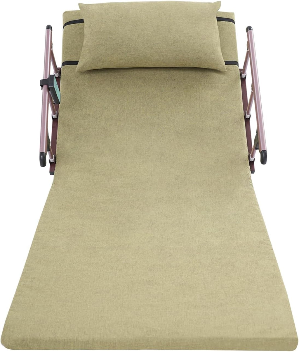 Electric Lifting Backrest, Electric Lifting Bed Backrest with 2-80° Lifting Angle & Folding Rails, 661.39lbs Capacity,Adjustable Lift Back Rest for Bed Sitting,Used for Pregnant Women Elderly Disabled