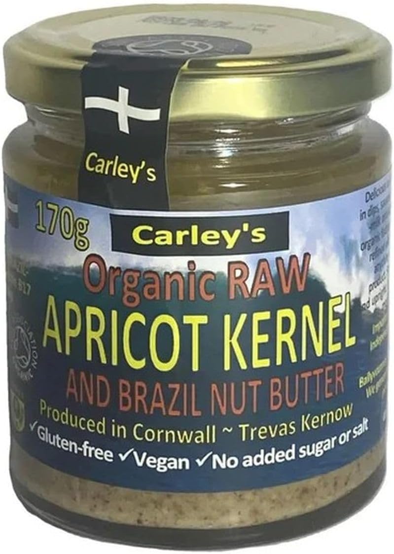 Carley's Organic Raw Apricot Kernel & Brazilnut Butter 170g