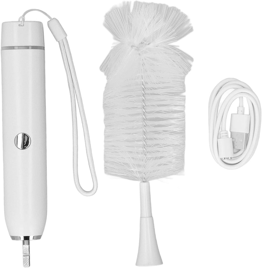 Electric Brush Set with USB Cable Portable Scrubber Brush for Bottles and Cups