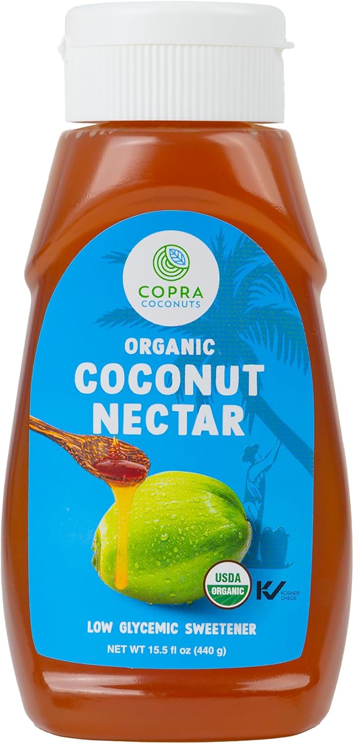 Copra Organic Coconut Nectar (HONEY Substitute) | Sugar Substitute | Vegan, Gluten Free, Non-GMO | 1 Unit x 15.5 oz bottle
