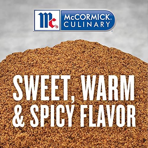 McCormick Culinary Ground Nutmeg, 16 oz - One 16 Ounce Container of Ground Nutmeg Powder, Best in Cakes, Cookies, Fruit Dishes, Eggnog, Baked Treats and More