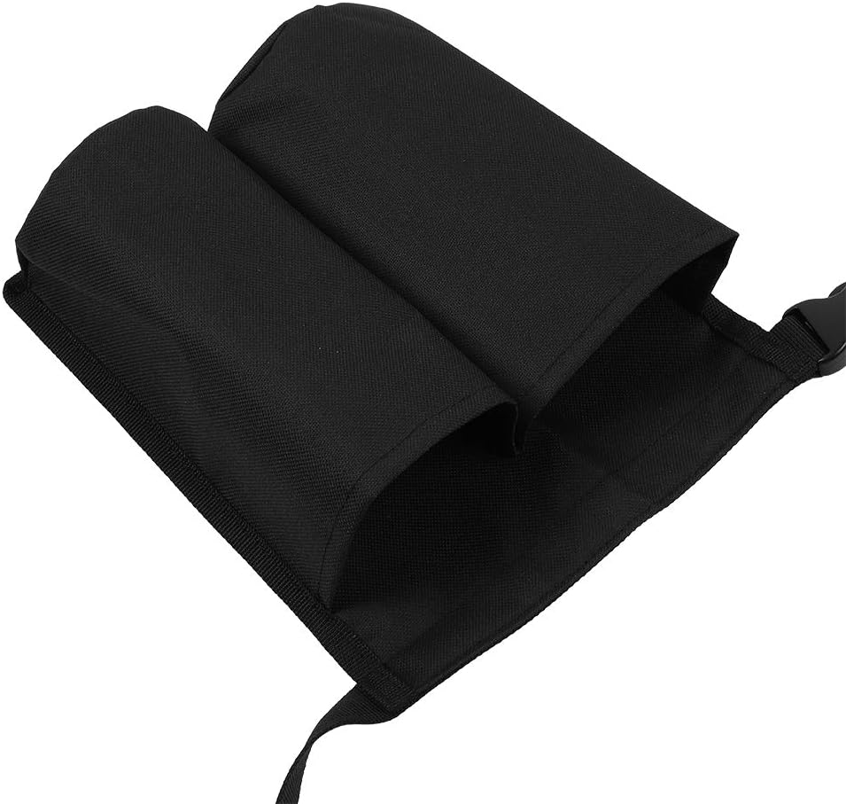 Brrnoo Massage Bottle Holster Kit, Double Oil Spa Dispenser Holder Lotion Holster, Adjustable Lotion Waist Hanging Bag Massage Accessories Supplies