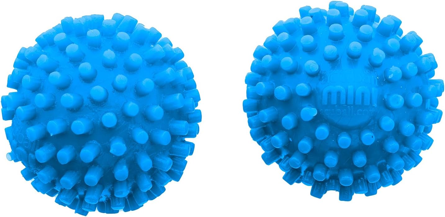 Dr. Cohen's acuball-Mini - Heatable Deep Tissue Massage Ball - Trigger Point Massage Therapy for Myofascial Release - Spiky Foot & Back Massager Ball for Targeted Pain Relief (Pack of 2)