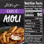 Kraft Mayo Garlic Aioli (12 oz Bottle) (Packaging may vary) (Pack of 2)