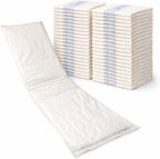 Vakly Postpartum Pads 6" x 17" (40 Pack) – XL Super Absorbent Maternity Pad Liners for Overnight Leak Protection, Incontinence Booster Pads with Adhesive