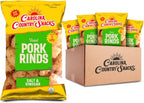 Carolina Country Snacks - Fried Pork Rinds Salt & Vinegar 1.75 oz (50g) | Bold Flavor, Crunchy Delight