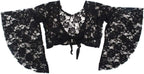 Tribal Belly Dance Lace Butterfly Sleeve Wrap Top, Top for Christmas