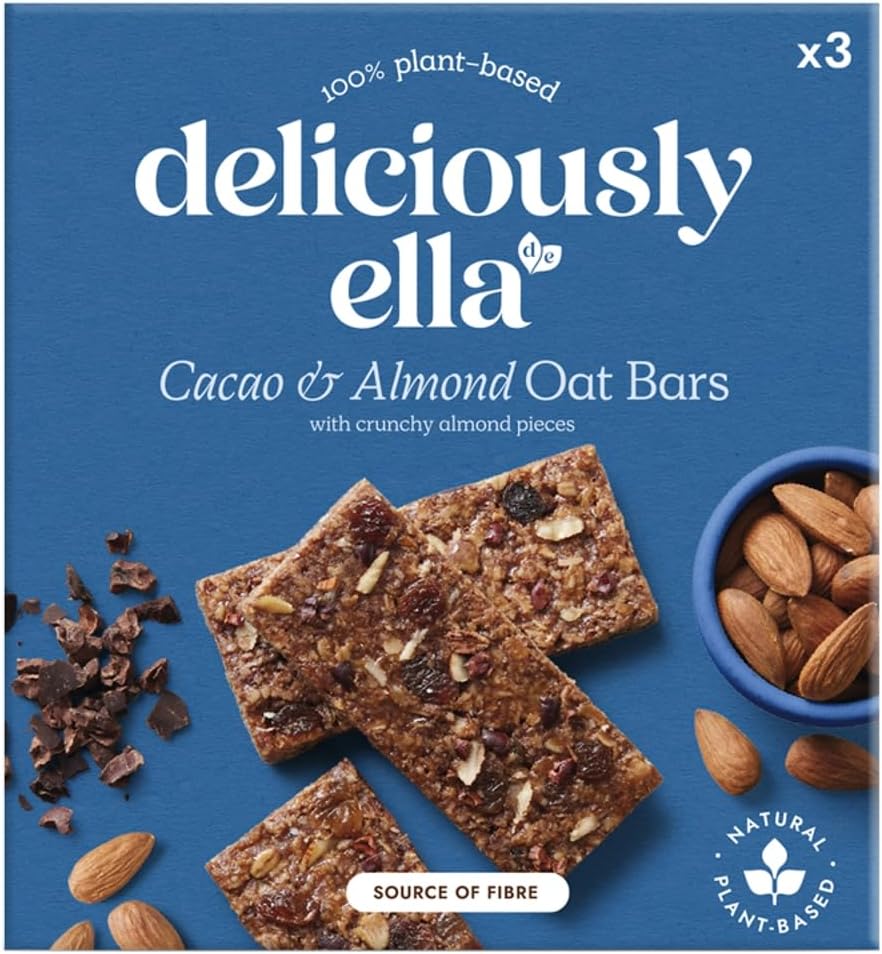 DELICIOUSLY ELLA Cacao & Almond Oat Bars, 50 GR