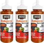 Zaaschila Mexican Sauce Habanero - 9.35oz (265g) 3-Pack - Spicy & Bold Flavor, Perfect for Sandwiches, Tacos, and More