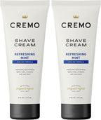 Cremo Cooling Shave Cream, 6 fl oz (Pack of 2)