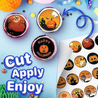 30 x Edible Cupcake Toppers Themed of Halloween Collection of Edible Cake Decorations | Uncut Edible on Wafer Sheet