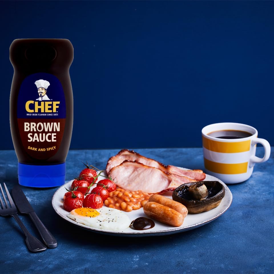 Chef Brown Sauce Squeezy 485g (17.1oz)