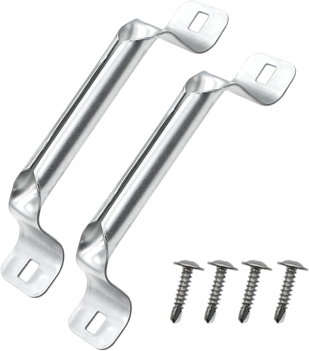 Heavy Duty Garage Door Lift Handle, 2 Pack Rolled Grip Lift Handle, Compatible with All Residential Doors