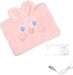 WITERY Electric Hot Water Bag with Cover- Rechargeable Heating Pad Hot Water Bottle for Pain Relief Cramps & Sore Muscles, Hot Compress Bag Hand Warmer for Outdoor/Indoor (Filled with Water)
