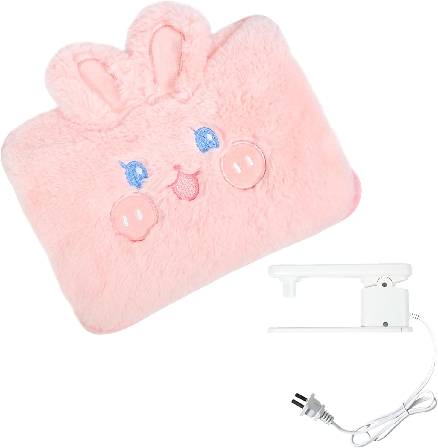 WITERY Electric Hot Water Bag with Cover- Rechargeable Heating Pad Hot Water Bottle for Pain Relief Cramps & Sore Muscles, Hot Compress Bag Hand Warmer for Outdoor/Indoor (Filled with Water)