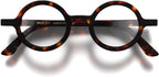 LONDON MOLE® Moley reading glasses | Cool round shaped readers | Men’s Women’s Unisex | Spring hinges