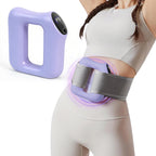 Electric Full-Body Fascia Ring, Full-Body Fascia Ring Massager with Adjustable Strap, 8 Vibration Modes Hands-Free Fast Fat Burning for Belly, Back, Legs, Waist
