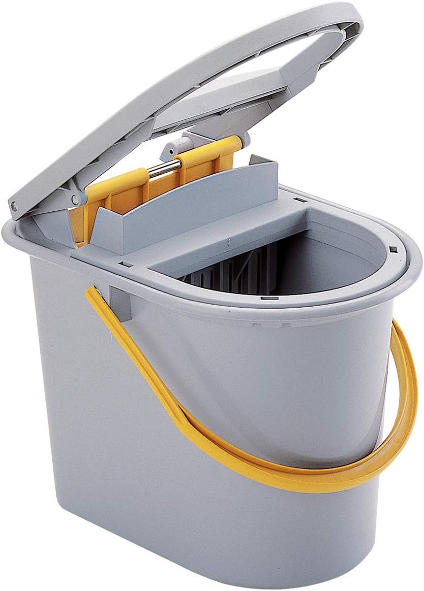 Vermop Wringboy 19590 Mop Press Bucket, Made in Germany, Grey, 39 x 31 cm