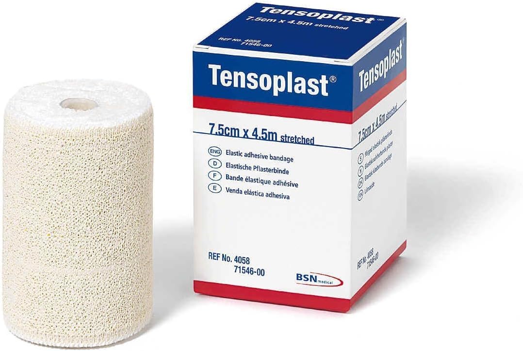 BSN Medical 2594002 Tensoplast Elastic Adhesive Bandage 2" x 5 yd., White, Pack of 36