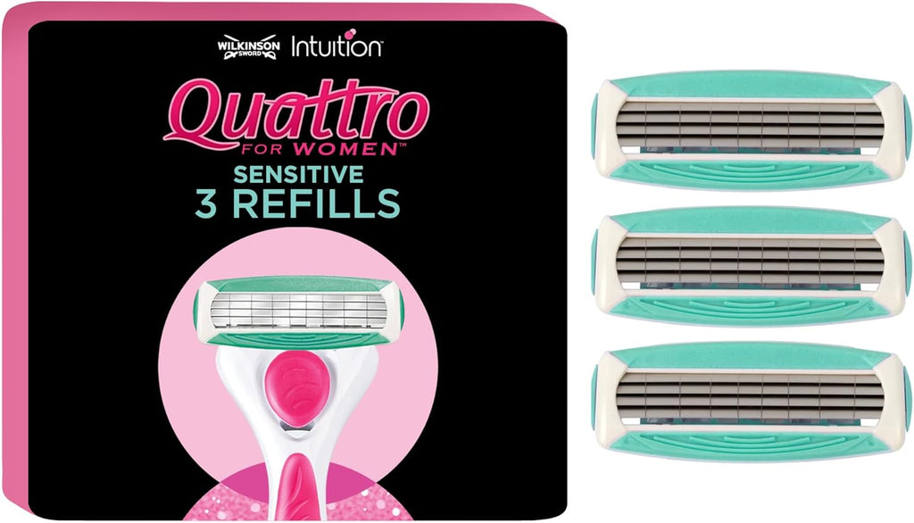 Wilkinson Sword Quattro for Women Sensitive 3 Razor Blades