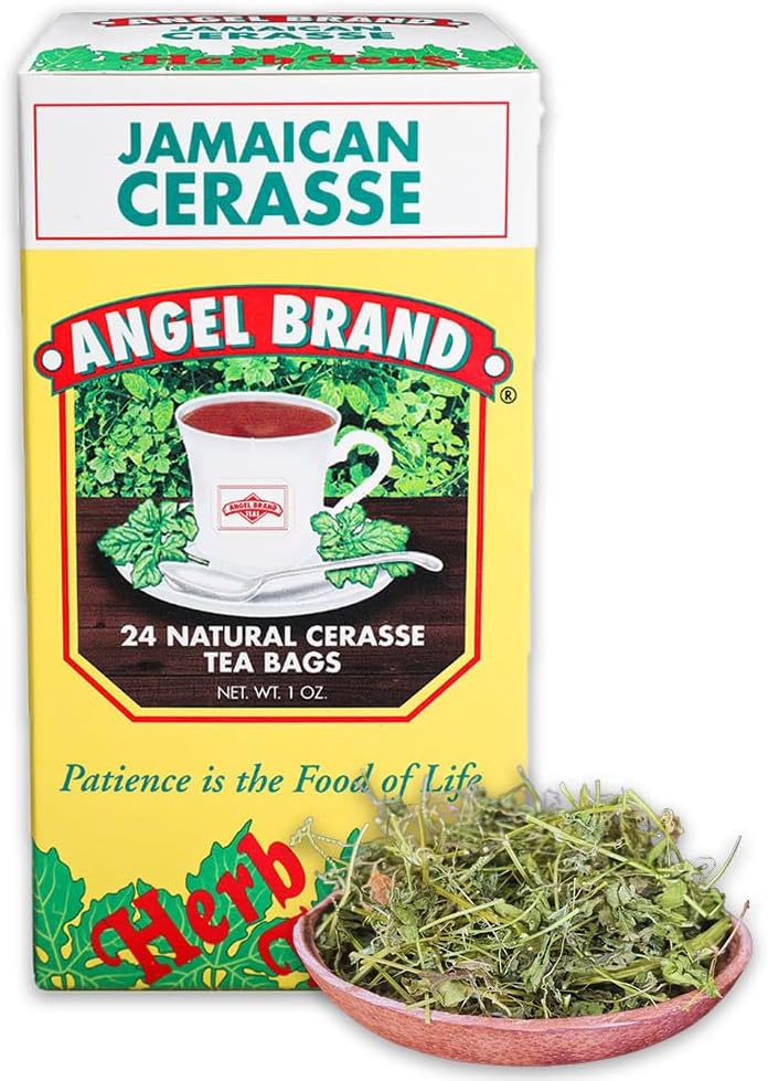 Angel Brand Cerasse Tea Bags Jamaican 24 – Bitter Melon Tea for Detox. - Most popular teas in Jamaica with Health Benefits and Delicious Flavor Profile