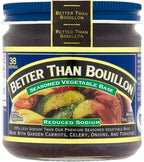 Better Than Bouillon All Natural Reduced Sodium Vegetable Base, Made with Seasoned Vegetables, Makes 9.5 Quarts of Broth, 38 Servings 8 Ounce (Pack of 1)