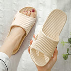 Shower Slippers for Women Men, Quick Drying Lightweight Non Slip Open-toe EVA Travel-friendly Breathable Shoes Slide Slippers for Bathroom,House Slipper,Outdoor