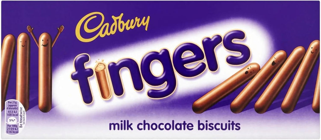Cadbury Milk Chocolate Fingers - 114g