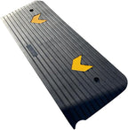 Rubber Threshold Ramp for Doorways Heavy Duty 5cm 2" Rise Wheelchair Ramp, 1 Pack Recycled Rubber Power Curb Ramp for Door Threshold Wheelchair Scooter Ramp Curb Ramp(RTR50)