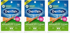 DenTek Easy Brush Interdental Cleaners, Standard, 16 Count, (Pack of 3)