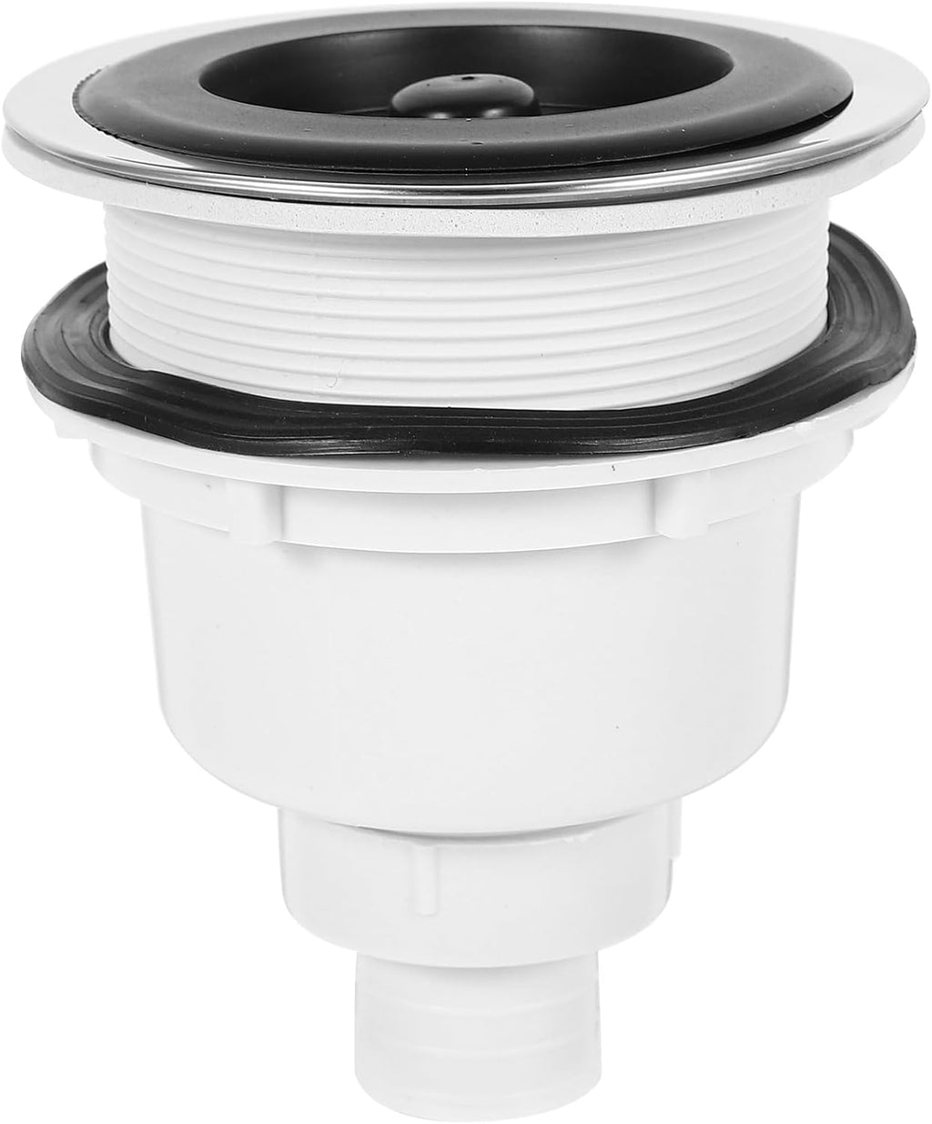 Shampoo Bed Drain Strainer Stainless Steel Sink Basket with Ceramic Basin Drain Plug for Salon and Hair Washing Station