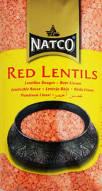 Red Lentils 1kg Natco Vegan Legume