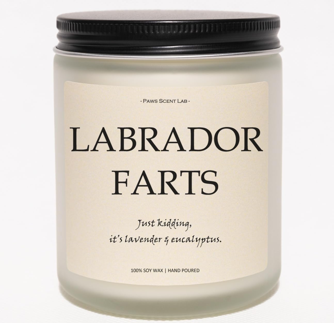 Labrador Retriever Gifts, Labrador Gifts for Women, Dog Mom Gift for Women - Lavender & Eucalyptus, Crafted by Natural Soy Wax & Natural Essential Oils, 7OZ
