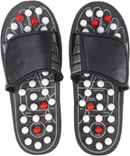 Beavorty Arch Support Flip Flops for Women Men Reflex Massage Shoes Tai Chi Gossip Health Care Slippers for Foot Pain Relief Magnetic Relief Massager