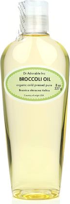 Dr Adorable - 8 oz - Broccoli Seed Oil - 100% Pure Natural Organic Cold Pressed