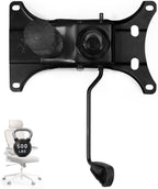 Sytopia Heavy Duty 500lbs Office Chair Replacement Parts, Swivel Tilt Control Mechanism with 6.2" (W) x 10.4" (L) Mounting Holes, Chair Base for Executive and Gaming Chairs, Black