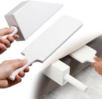 Leinuosen Mattress Lifter & Bed Maker Tool for Changing Sheets, Mattress Wedge Elevator, Bed Sheet Tucking Paddle Effortless Lifting Tuck Sheets Alleviating Back Pain(Pine Wood,White)