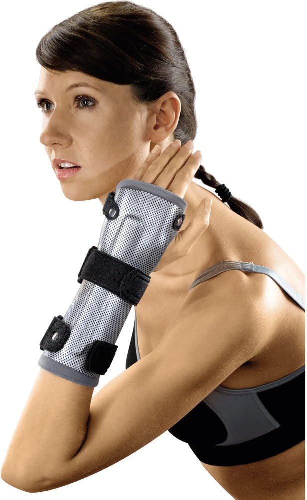 Sporlastic MANU-CAST Dorsal Hand Orthosis Left Size L Black 07213