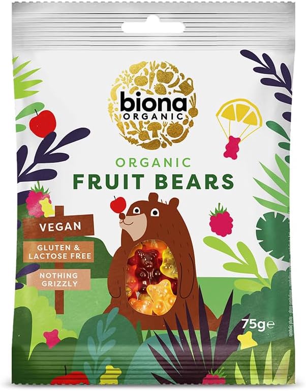 Biona Organic - Sweets - Jellies - Mini Fruit Bears - 75g